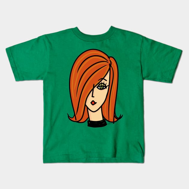 Ginger Kids T-Shirt by loeye